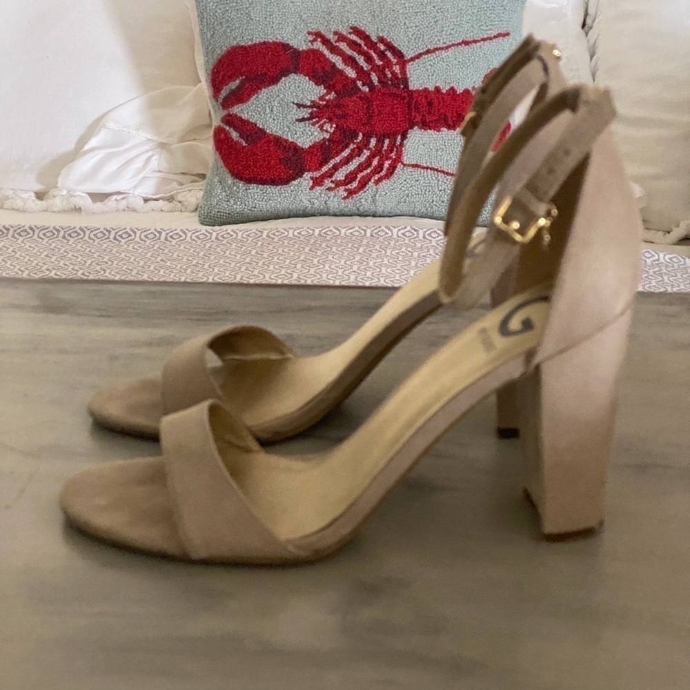 G by Guess Shantel 5 Natural Suede Sandal​​​​​​​​​​​ - Picture 7 of 11